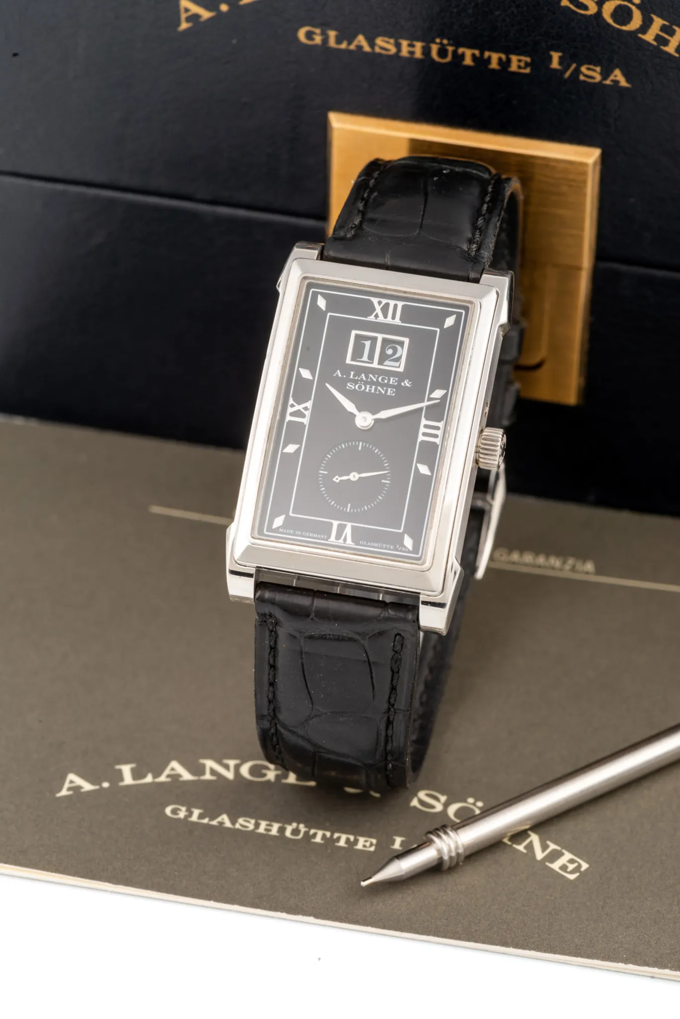 A. Lange & Söhne Cabaret 107.035 26mm Platinum Black