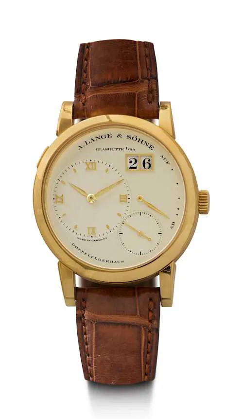 A. Lange & Söhne Lange 1 101.021 38.5mm Yellow gold Silver