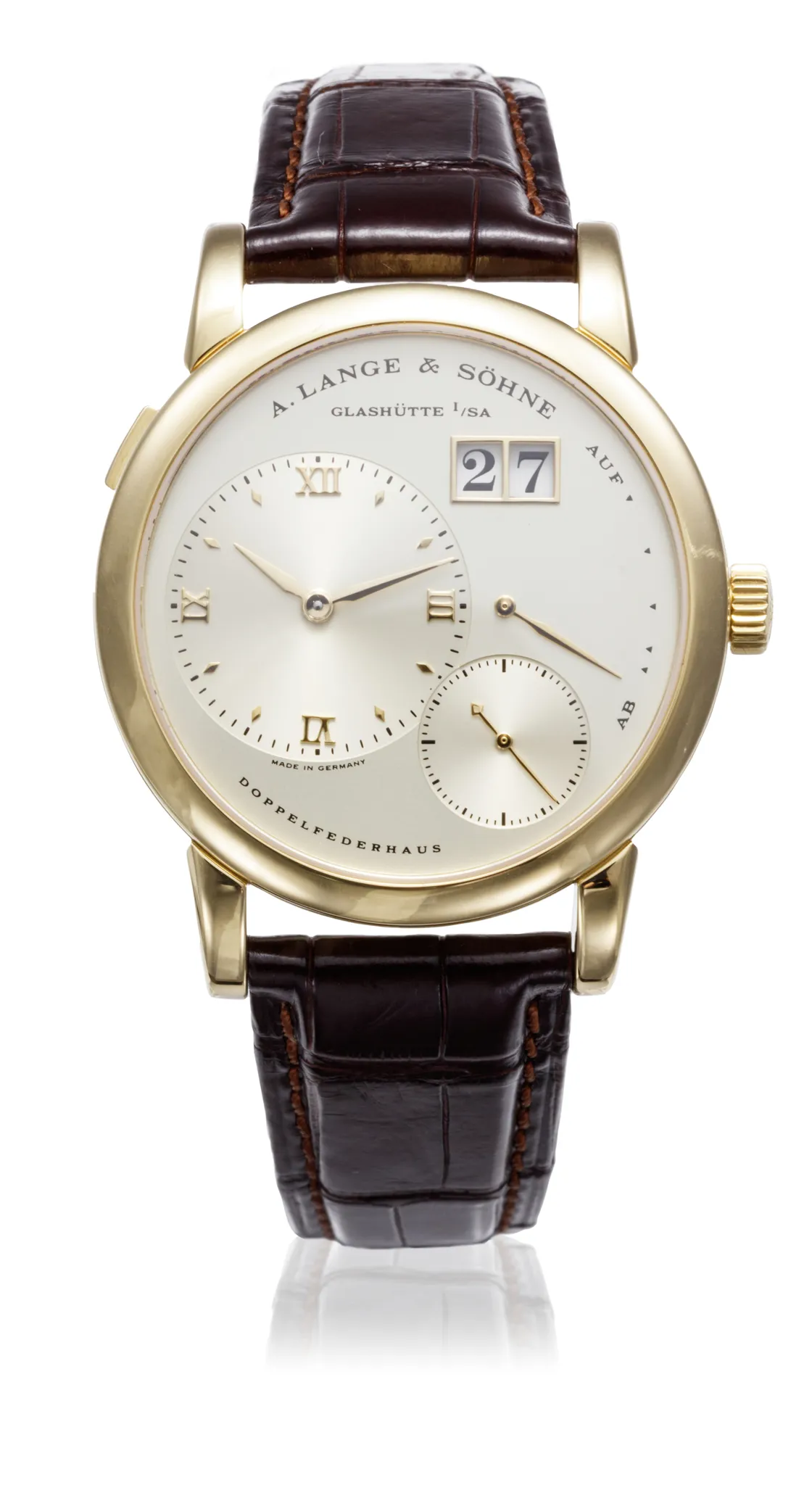 A. Lange & Söhne Lange 1 101.022 38.5mm Yellow gold Silver