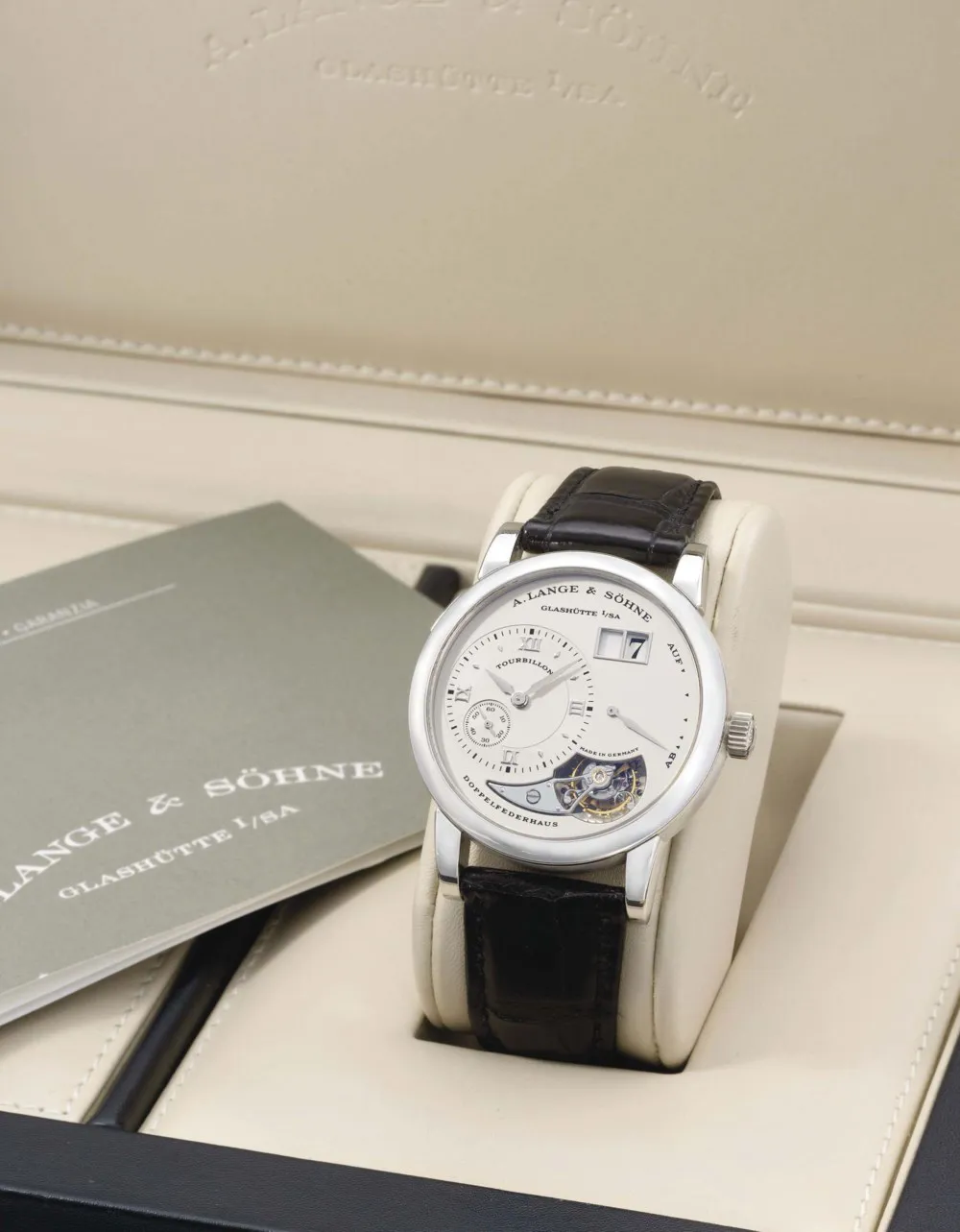 A. Lange & Söhne Lange 1 704.025 38.5mm Platinum Silver