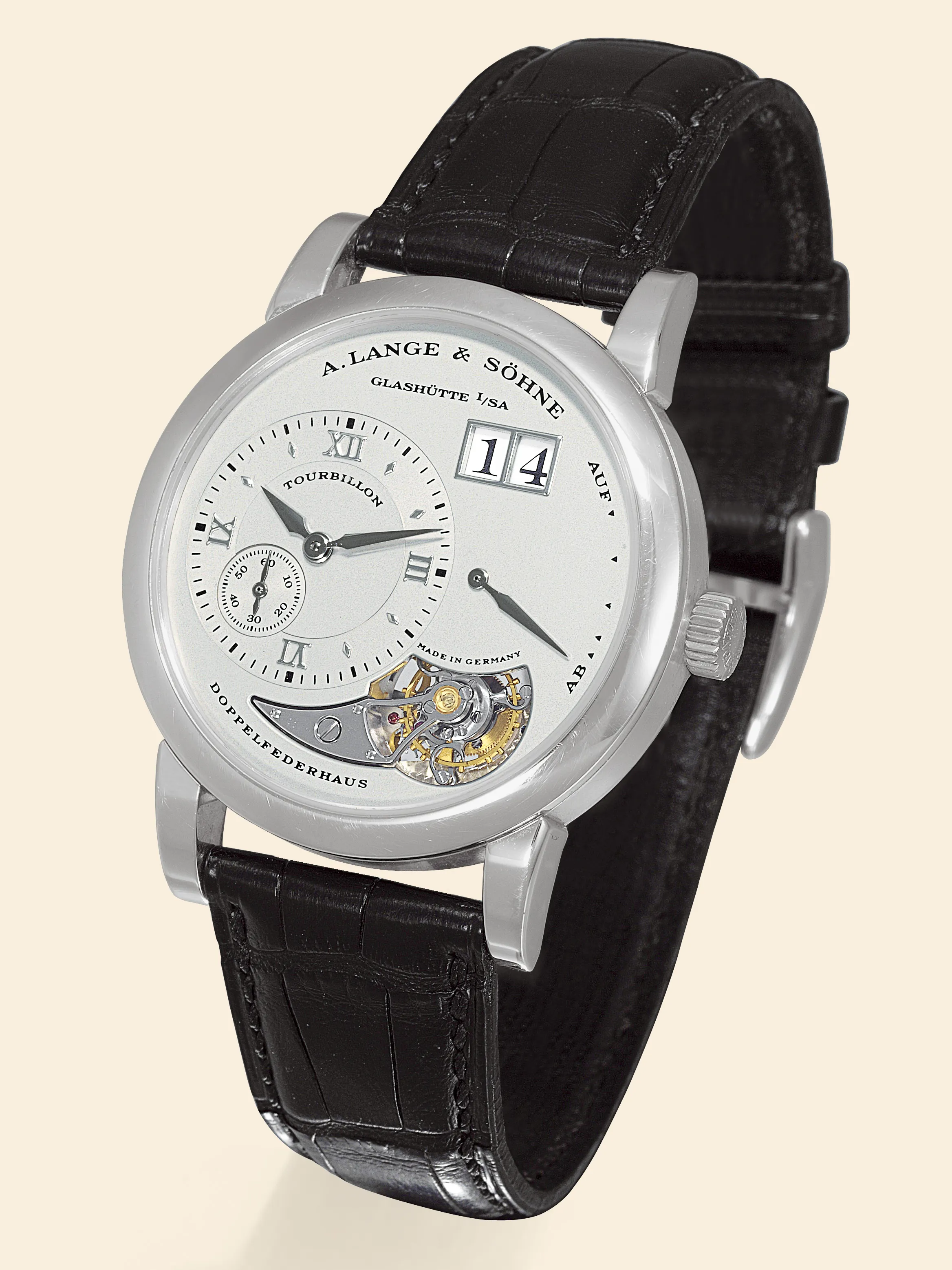 A. Lange & Söhne Lange 1 704.025 38mm Platinum Silver