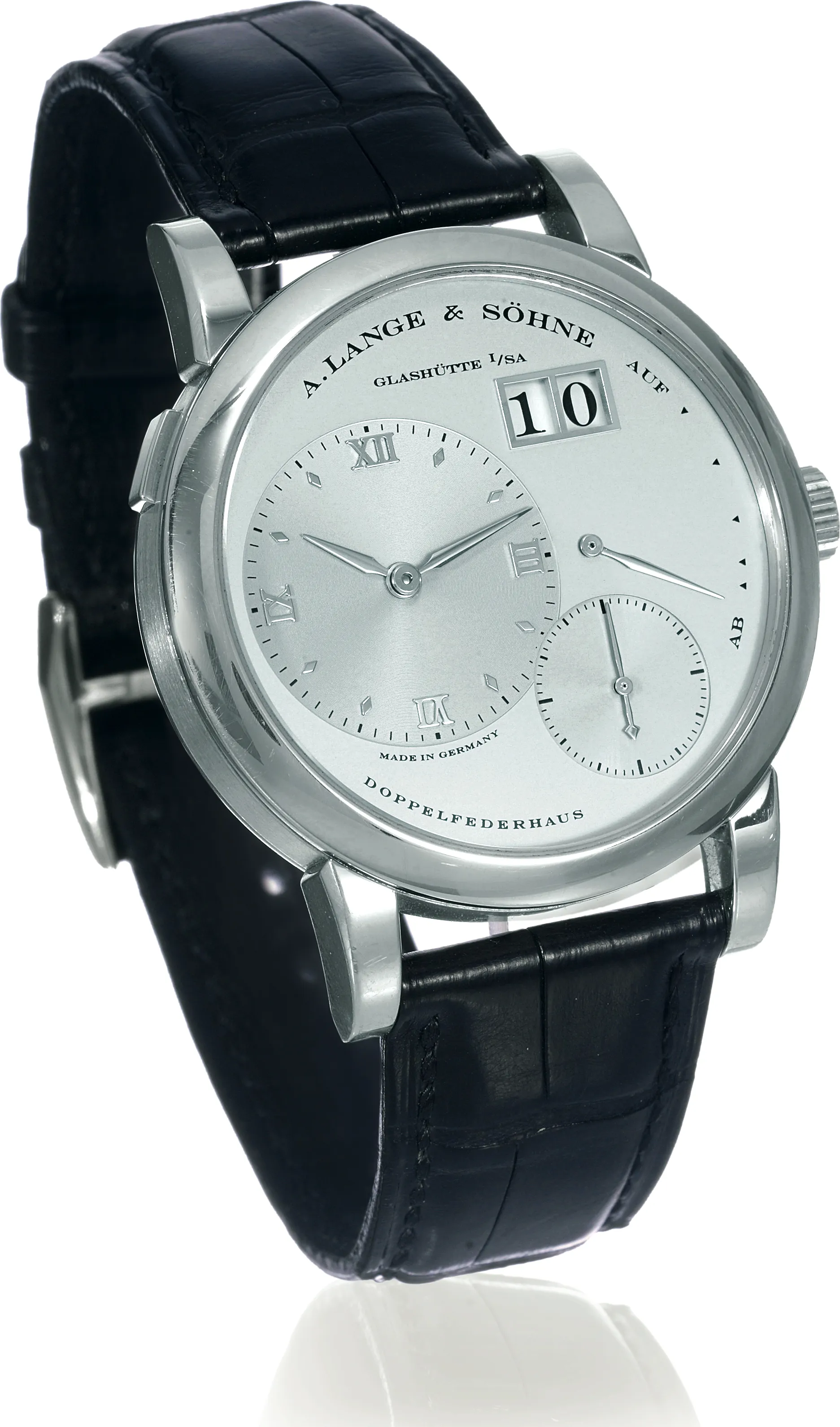 A. Lange & Söhne Lange 1 101.025 38.5mm Platinum Silver