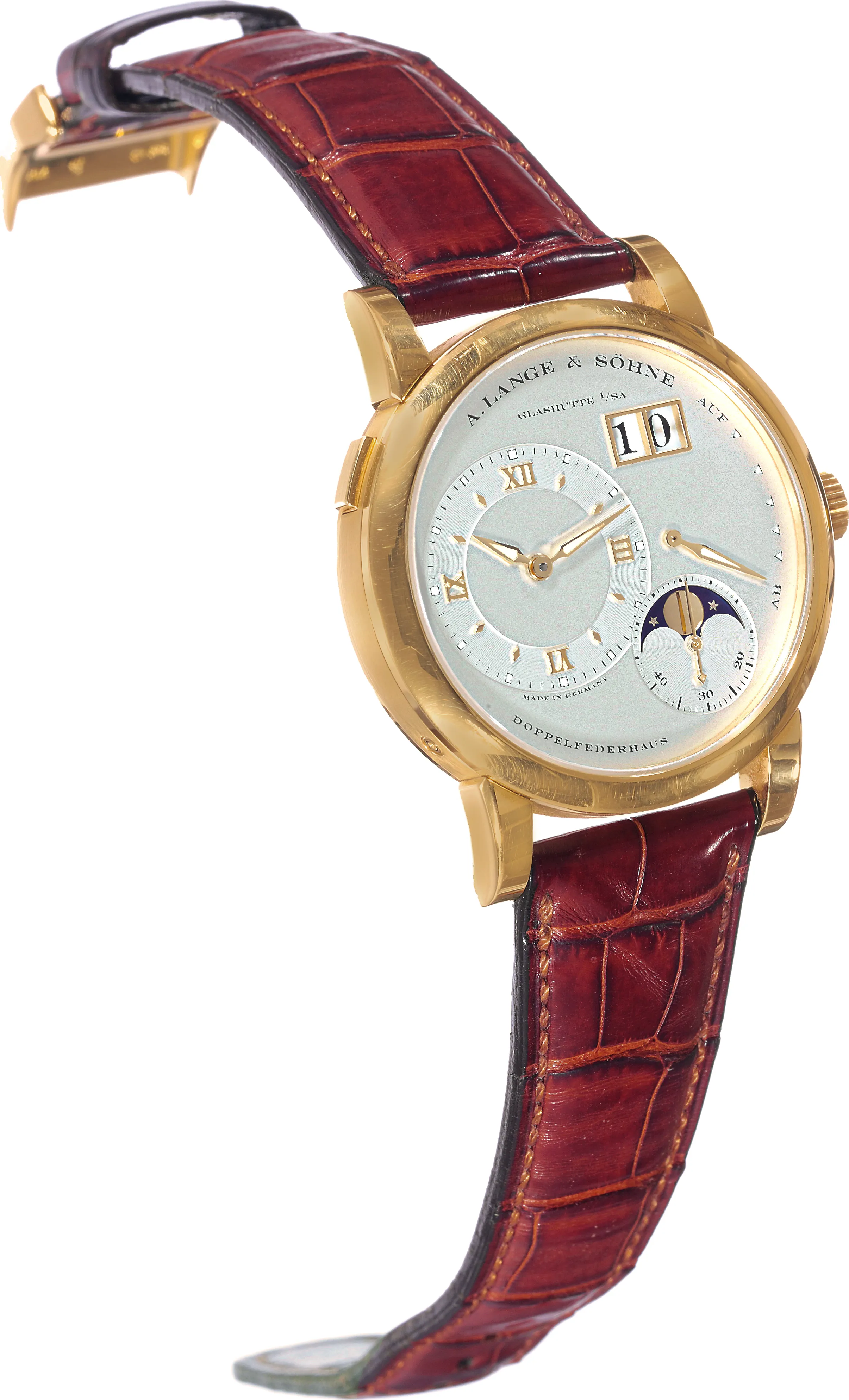 A. Lange & Söhne Lange 1 109.021 38mm Yellow gold Silver