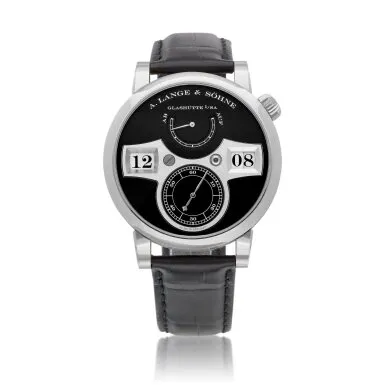 A. Lange & Söhne Lange Zeitwerk 140.029 42mm White gold Black