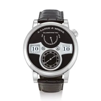 A. Lange & Söhne Lange Zeitwerk 140.029 42mm White gold Black