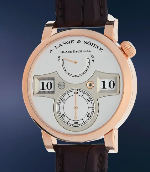 A. Lange & Söhne Zeitwerk 140.032 42mm Rose gold Silver