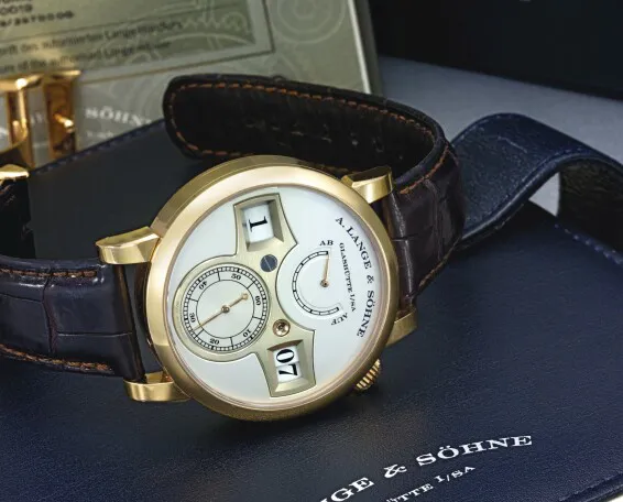 A. Lange & Söhne Zeitwerk 140.032 42mm Rose gold Silver