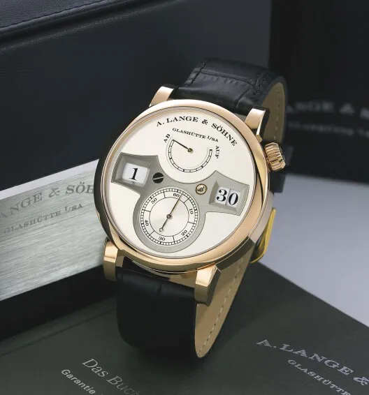 A. Lange & Söhne Zeitwerk 140.032 42mm Rose gold Silver