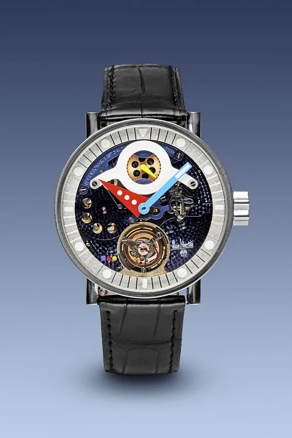 Alain Silberstein Tourbillon Volant ASC 1.1 40mm Stainless steel Skeletonized