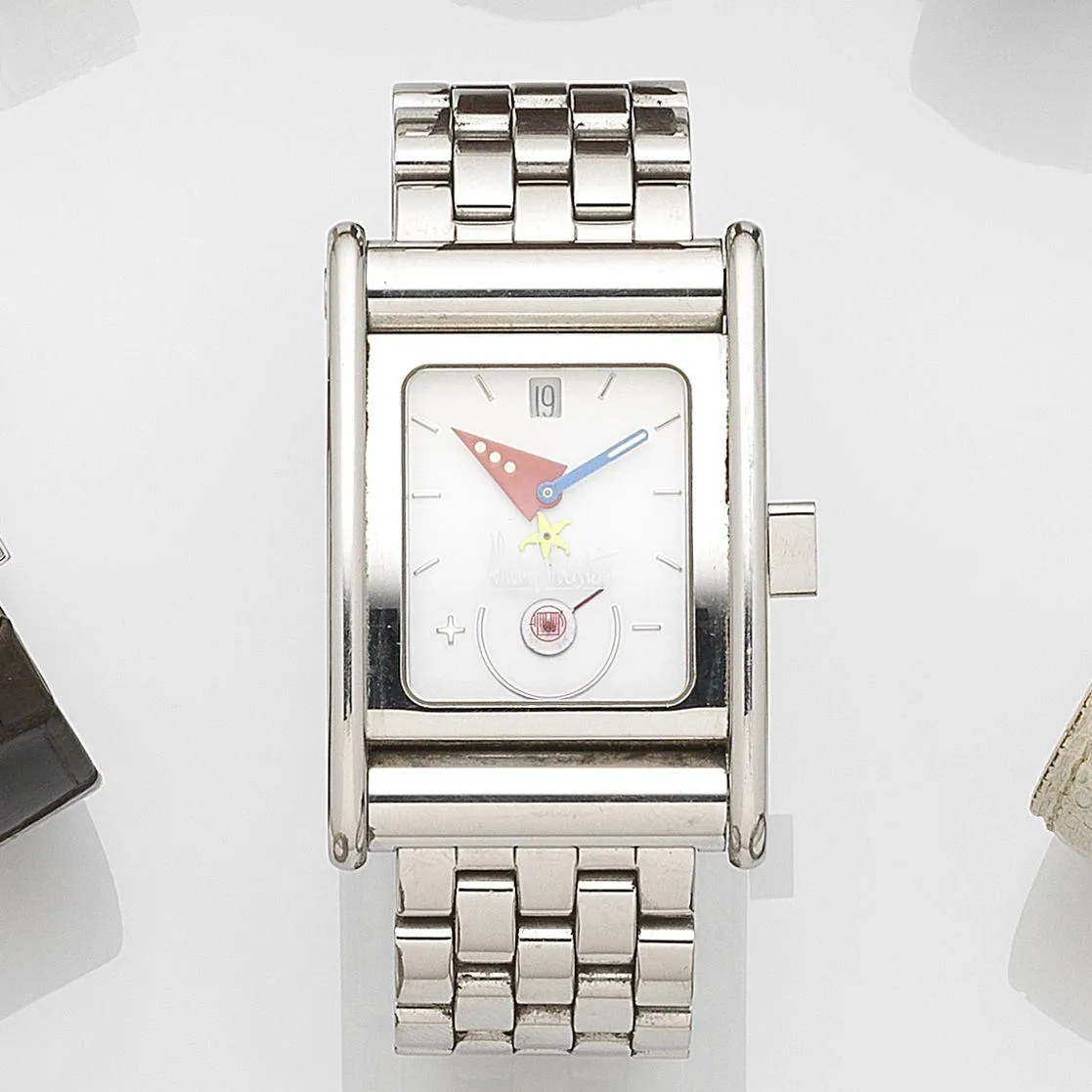 Alain Silberstein Bolido 32mm Stainless steel White