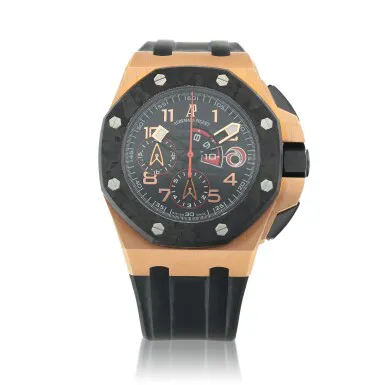 Audemars Piguet Royal Oak Offshore 26062OR.OO.A002CA.01 44mm Carbon fiber and Rose gold Black