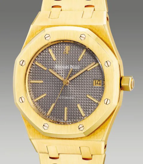 Audemars Piguet Royal Oak 14790BA.OO.0789BA.01 36mm 18k yellow gold "4-Liner" diamond-set porcelain