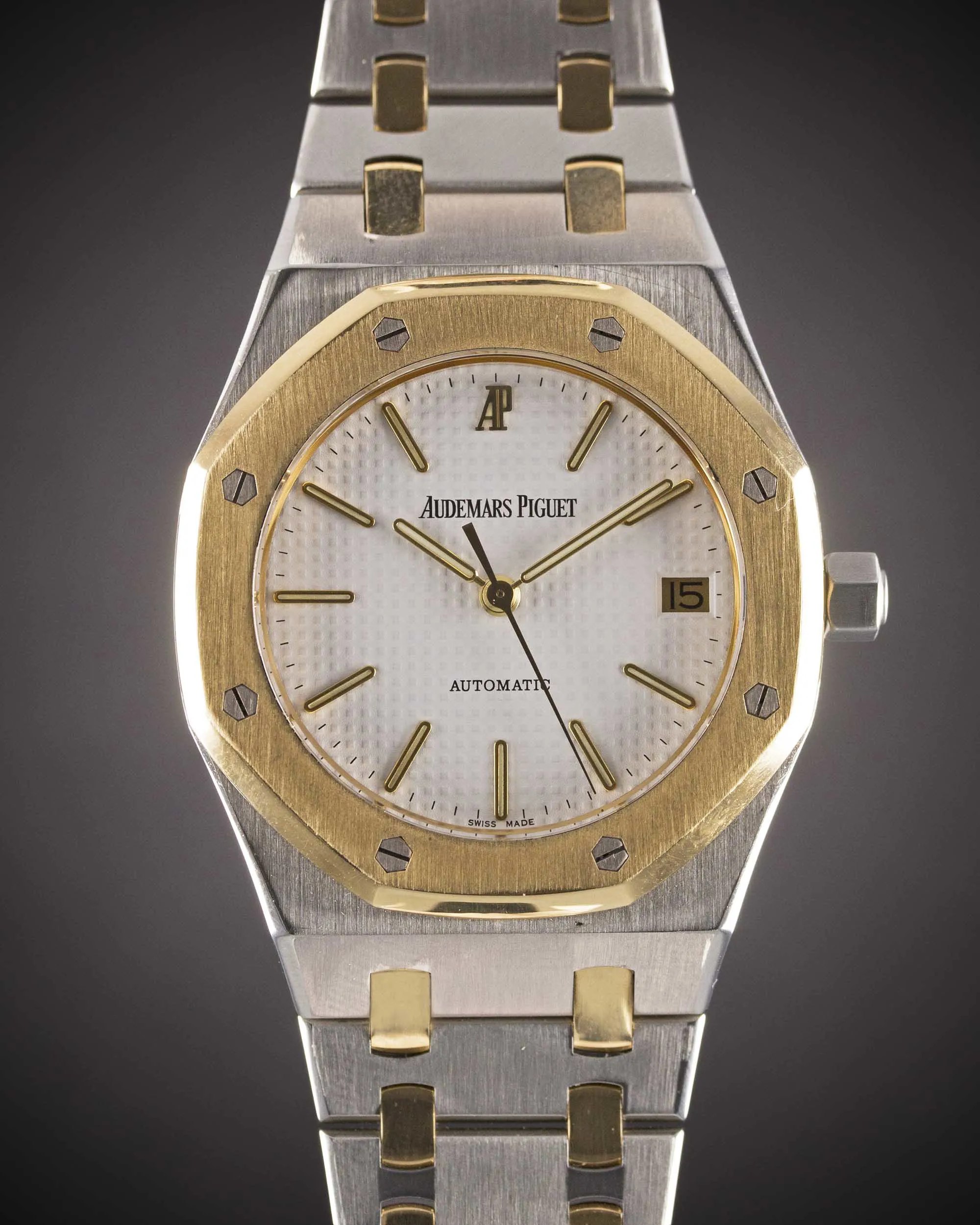 Audemars Piguet Royal Oak 14790SA 36mm Stainless steel and gold White