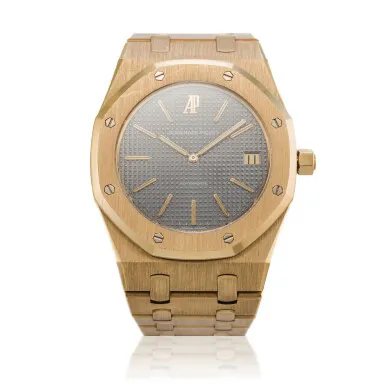 Audemars Piguet Royal Oak 14802BA 39mm Yellow gold Gray