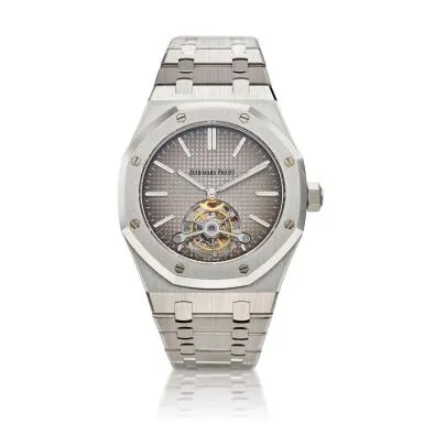 Audemars Piguet Royal Oak Tourbillon 26510PT.OO.1220PT.01 41mm Platinum Gray