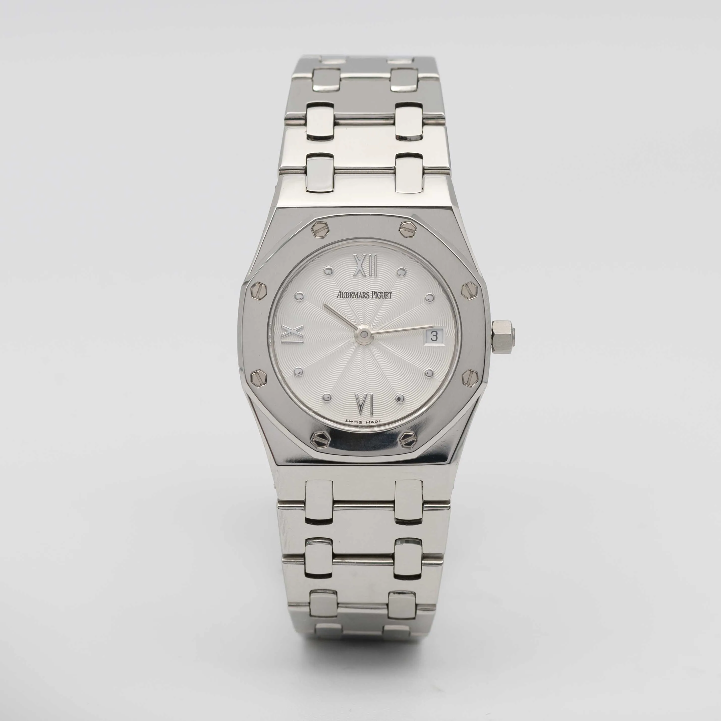 Audemars Piguet Royal Oak 67470ST 24.5mm Stainless steel Silver Guilloche 3