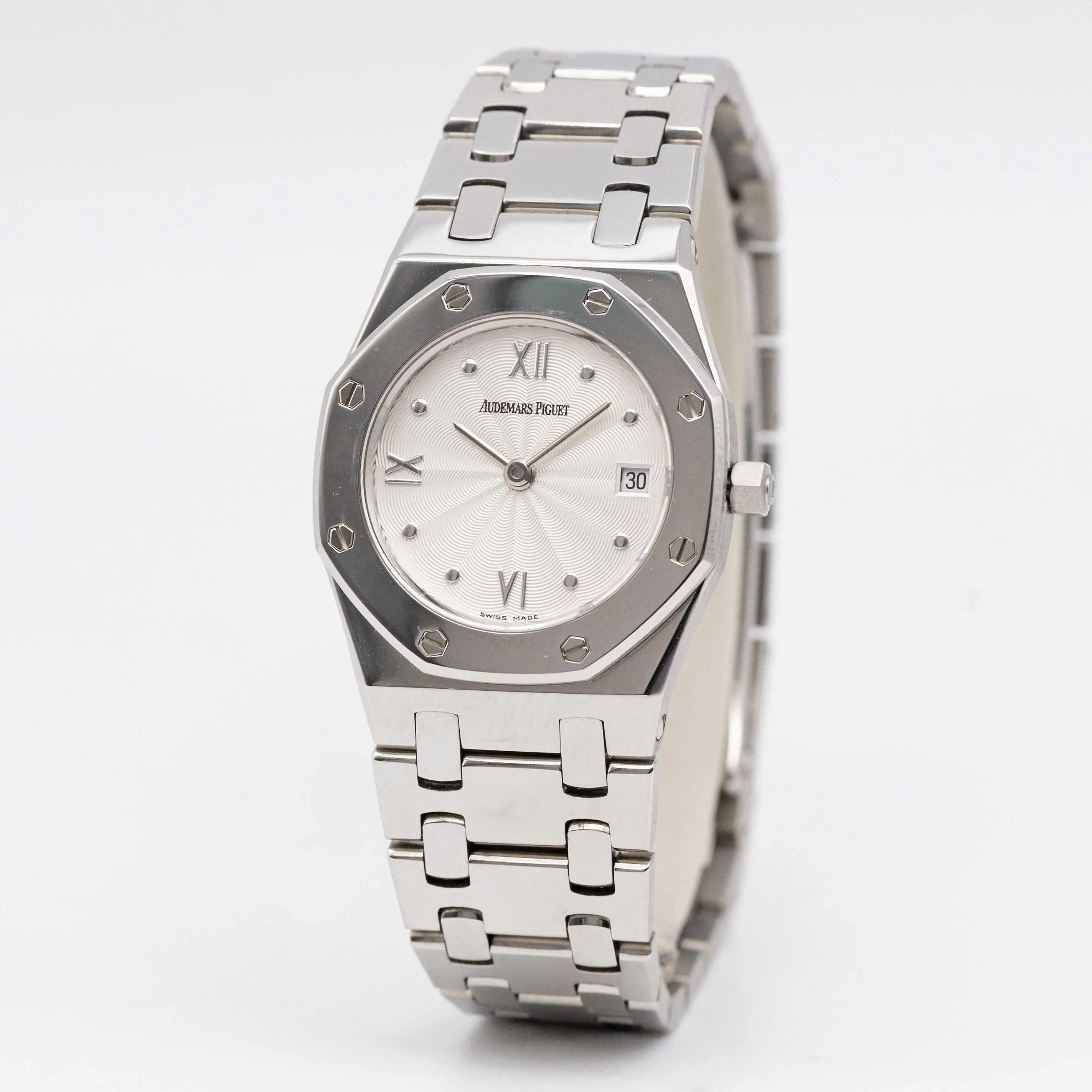 Audemars Piguet Royal Oak 67470ST 24.5mm Stainless steel Silver Guilloche 4