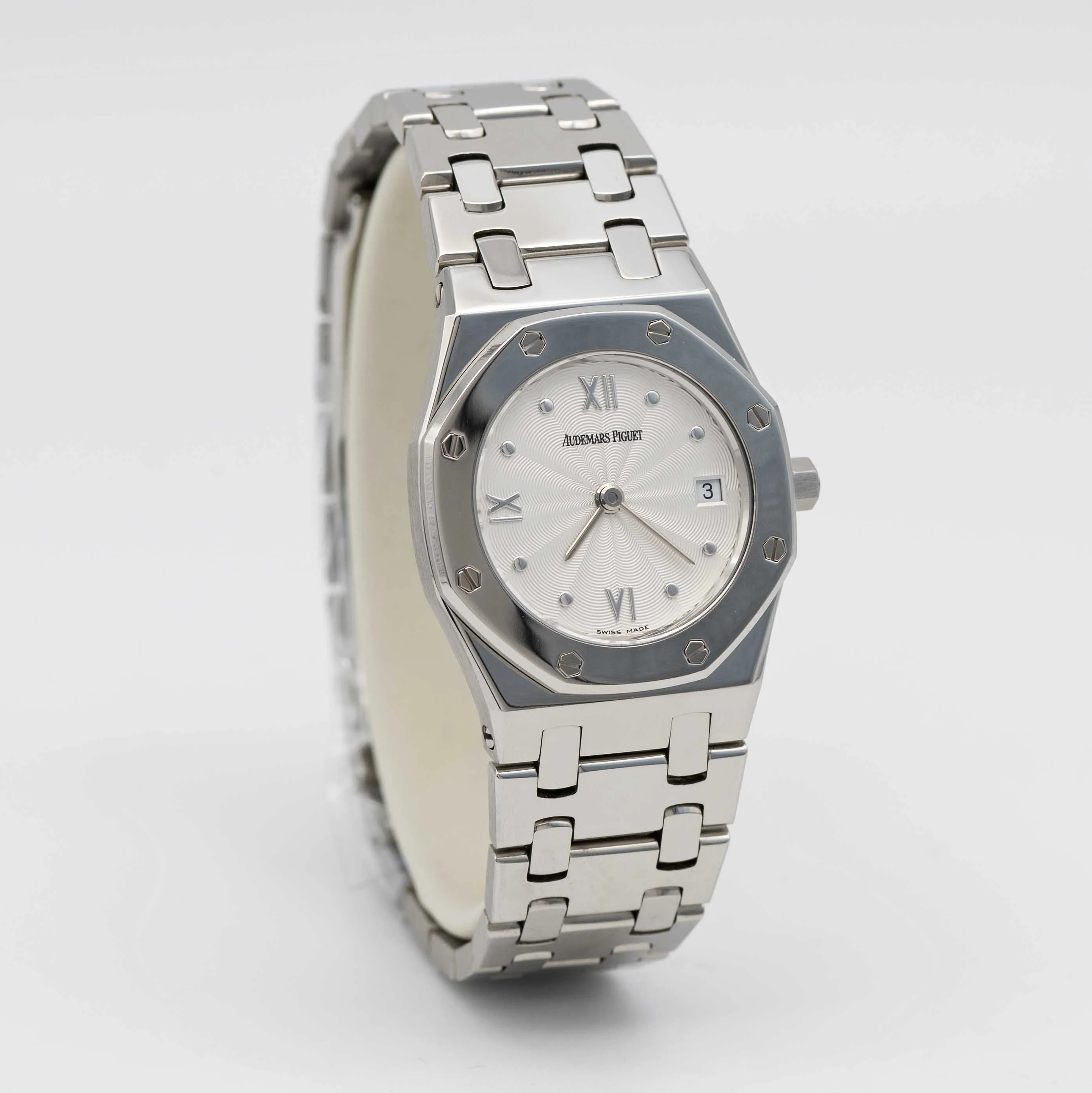 Audemars Piguet Royal Oak 67470ST 24.5mm Stainless steel Silver Guilloche 5