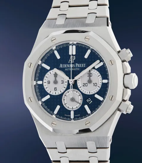 Audemars Piguet Royal Oak Chronograph 26331ST.00.1220ST.01 41mm Stainless steel Blue tapisserie