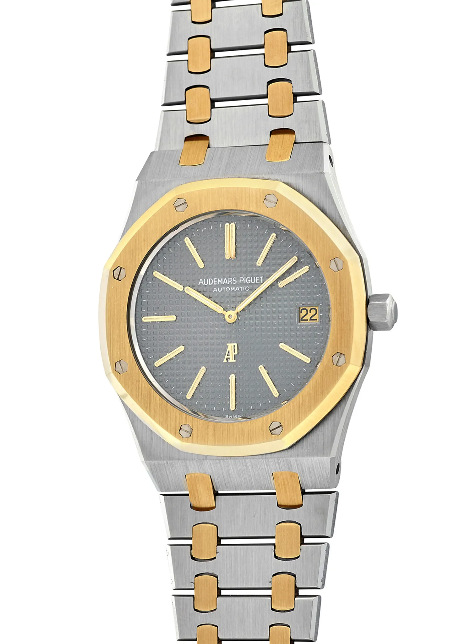 Audemars Piguet Royal Oak Jumbo 5402SA 39mm Yellow gold and steel Black