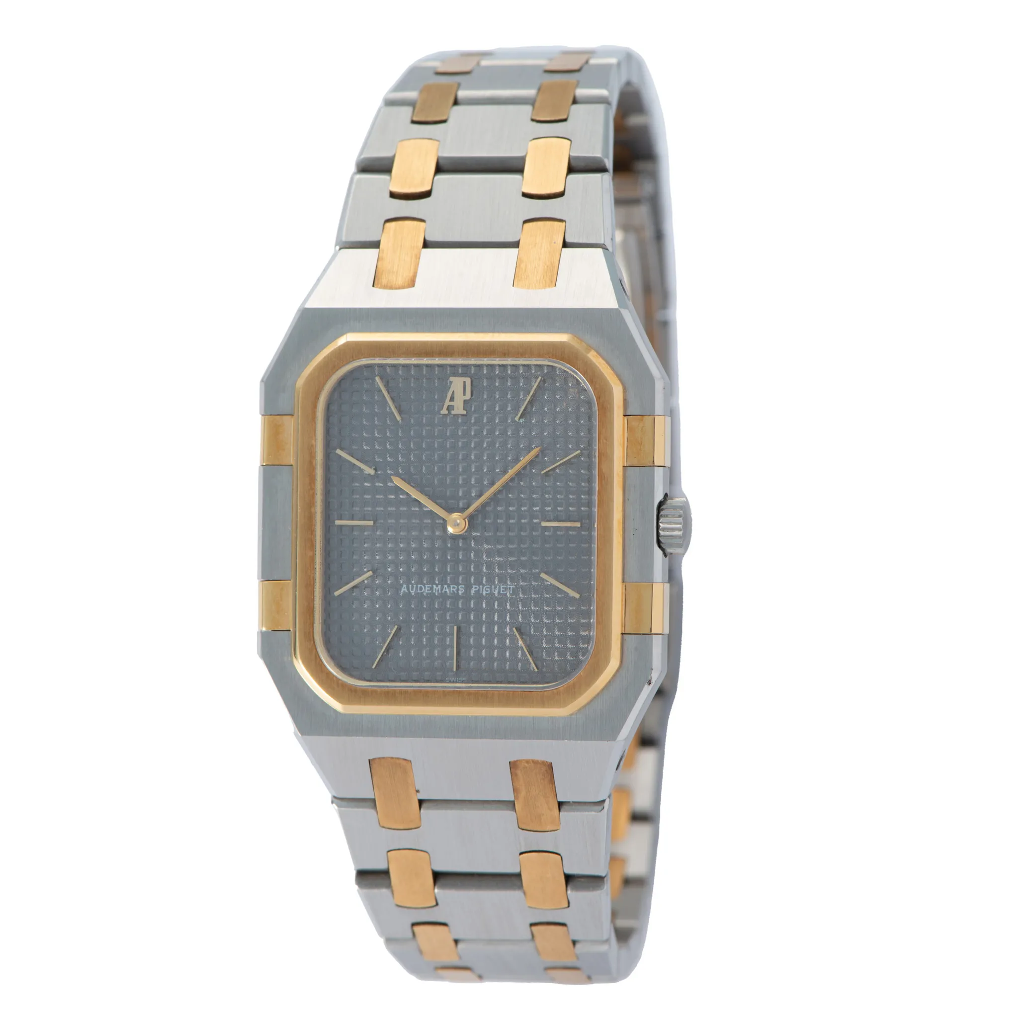 Audemars Piguet Royal Oak Lady 6009 28mm Yellow gold and Stainless steel Gray