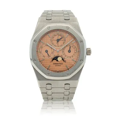 Audemars Piguet Royal Oak Perpetual Calendar 25820PT.OO.0944PT.04 39mm Platinum Salmon