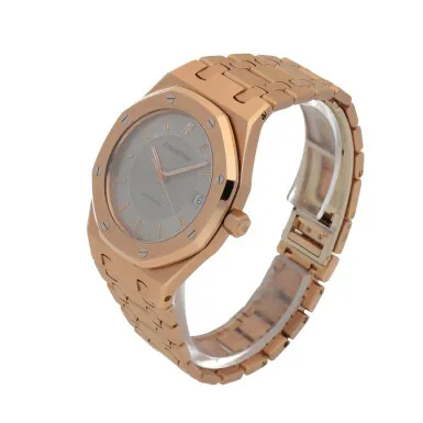 Audemars Piguet Royal Oak 15097OR 36mm Rose gold Silver 7