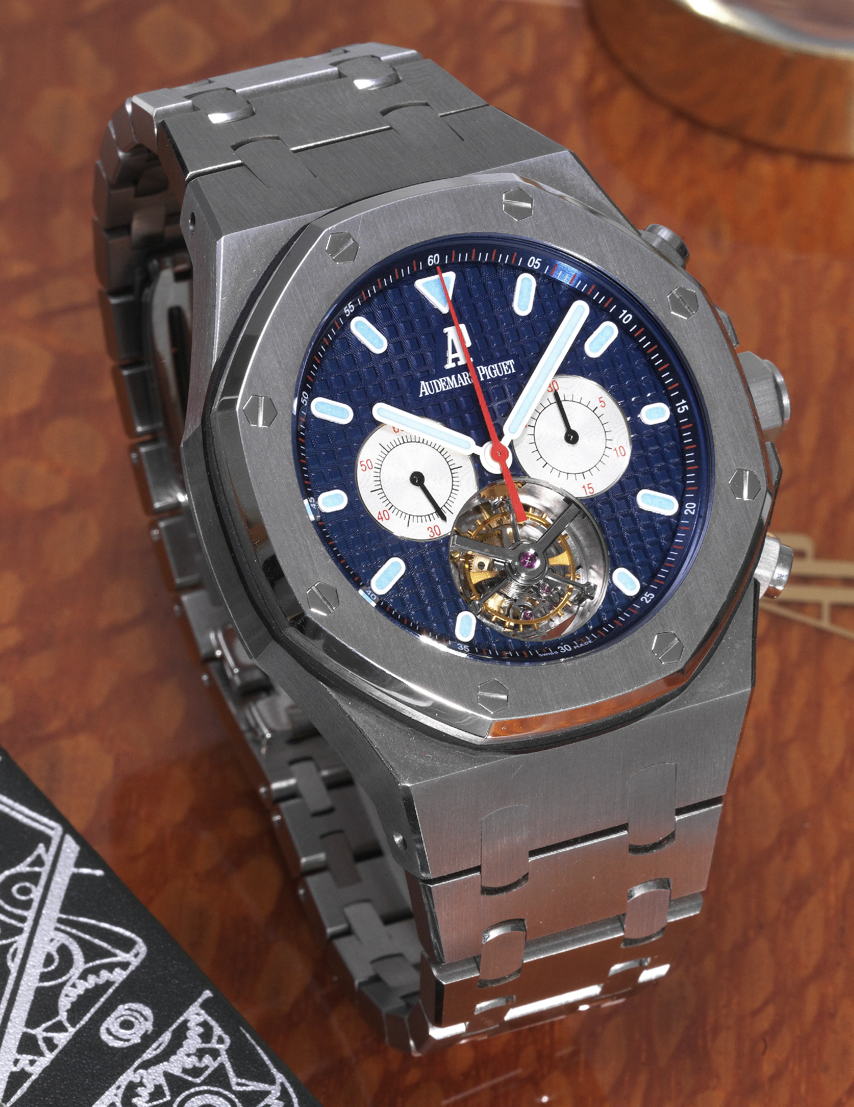 Audemars Piguet Royal Oak Tourbillon 25977 47mm Stainless steel Blue