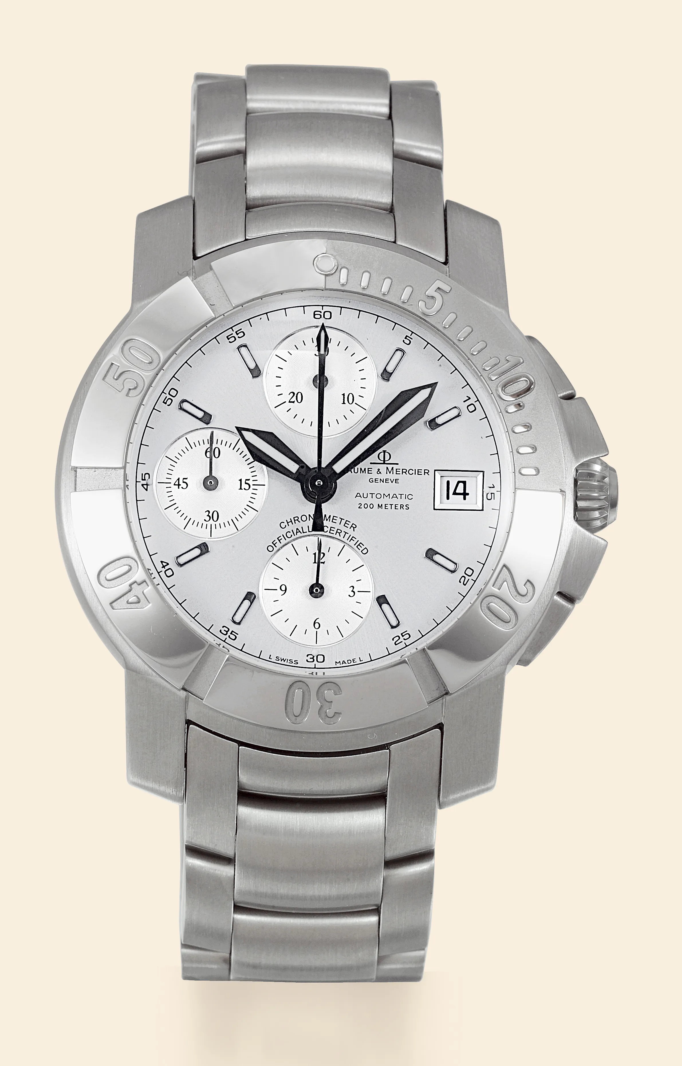 Baume & Mercier Capeland S 65366 41mm Stainless steel Silver