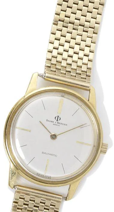 Baume & Mercier Baumatic 4732 33mm Yellow gold Silver