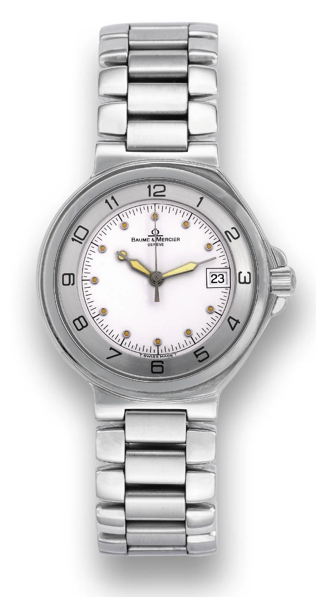 Baume & Mercier 36mm Stainless steel White