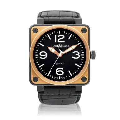 Bell & Ross BR 01-92 BR 01-92 46mm Rose gold Black