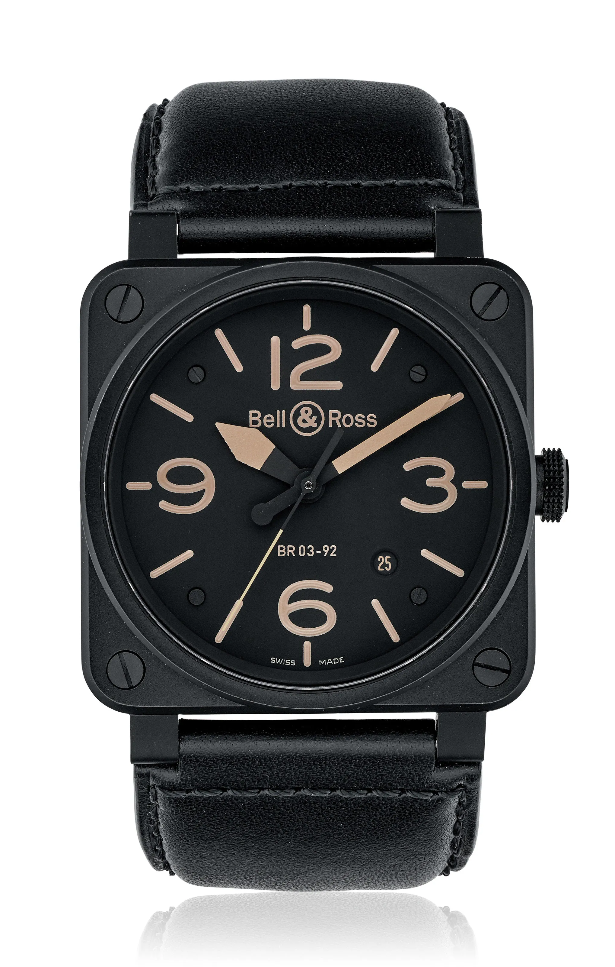 Bell & Ross BR 03 BR 03-92-S-18144 42mm Stainless steel Black