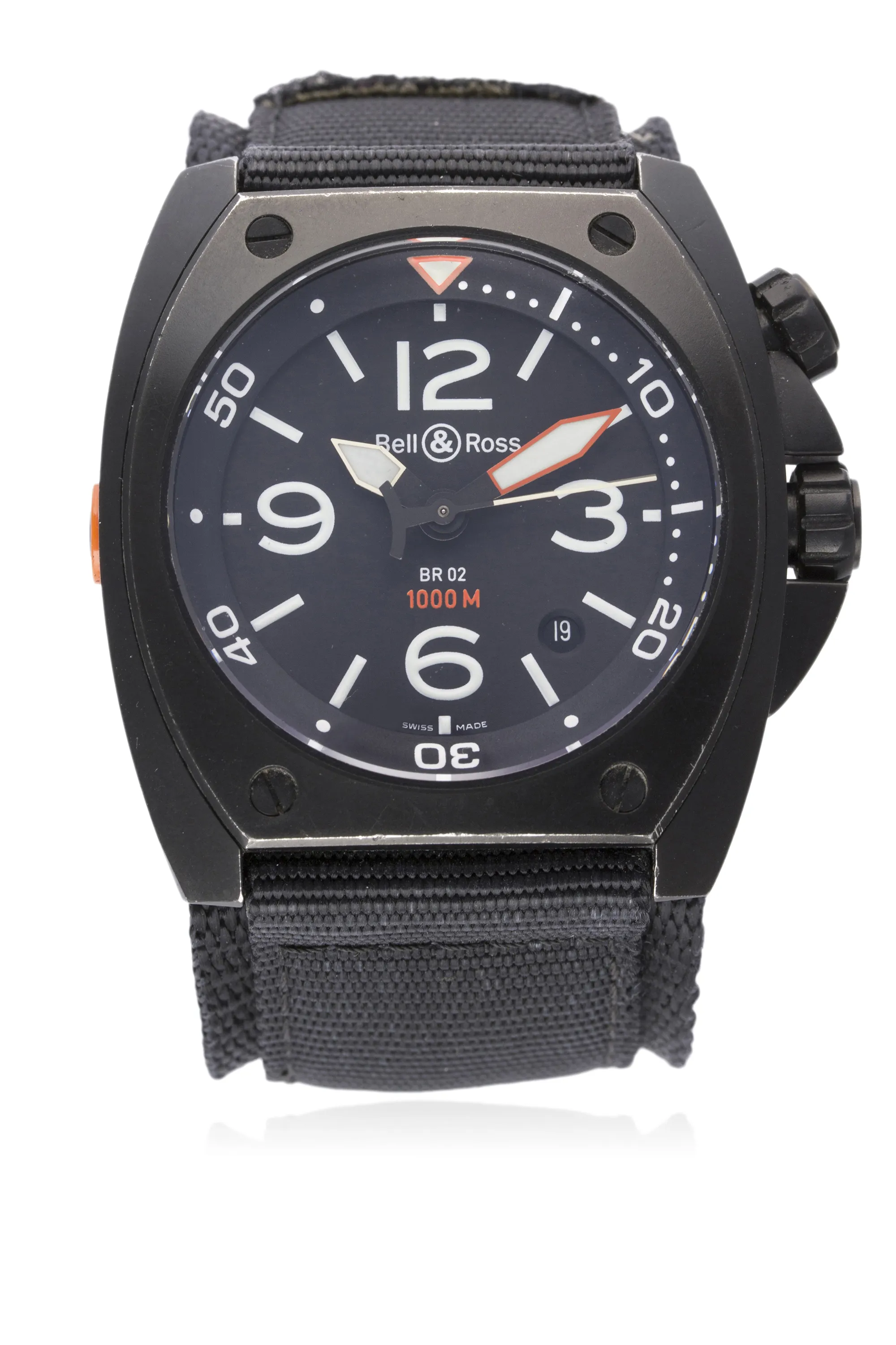 Bell & Ross DIVERS BR02-20 44mm PVD Black