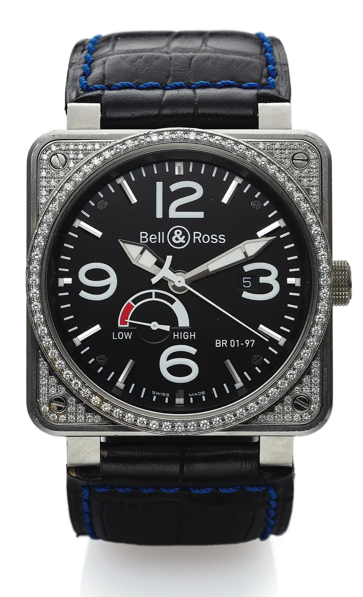 Bell & Ross BR 01-97 BR01-97-S-00729 46mm Stainless steel Black