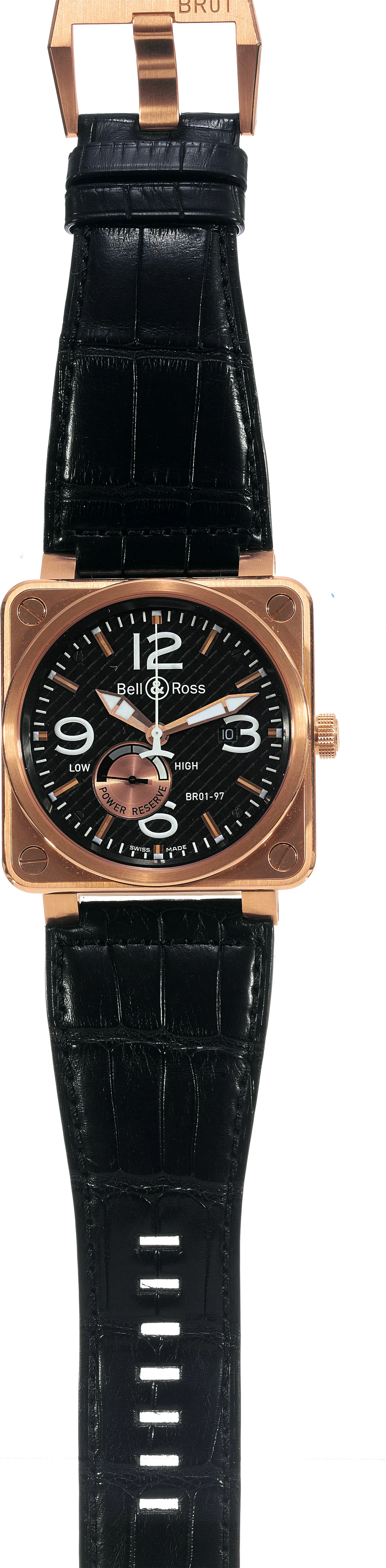 Bell & Ross 46mm Rose gold Carbon fiber