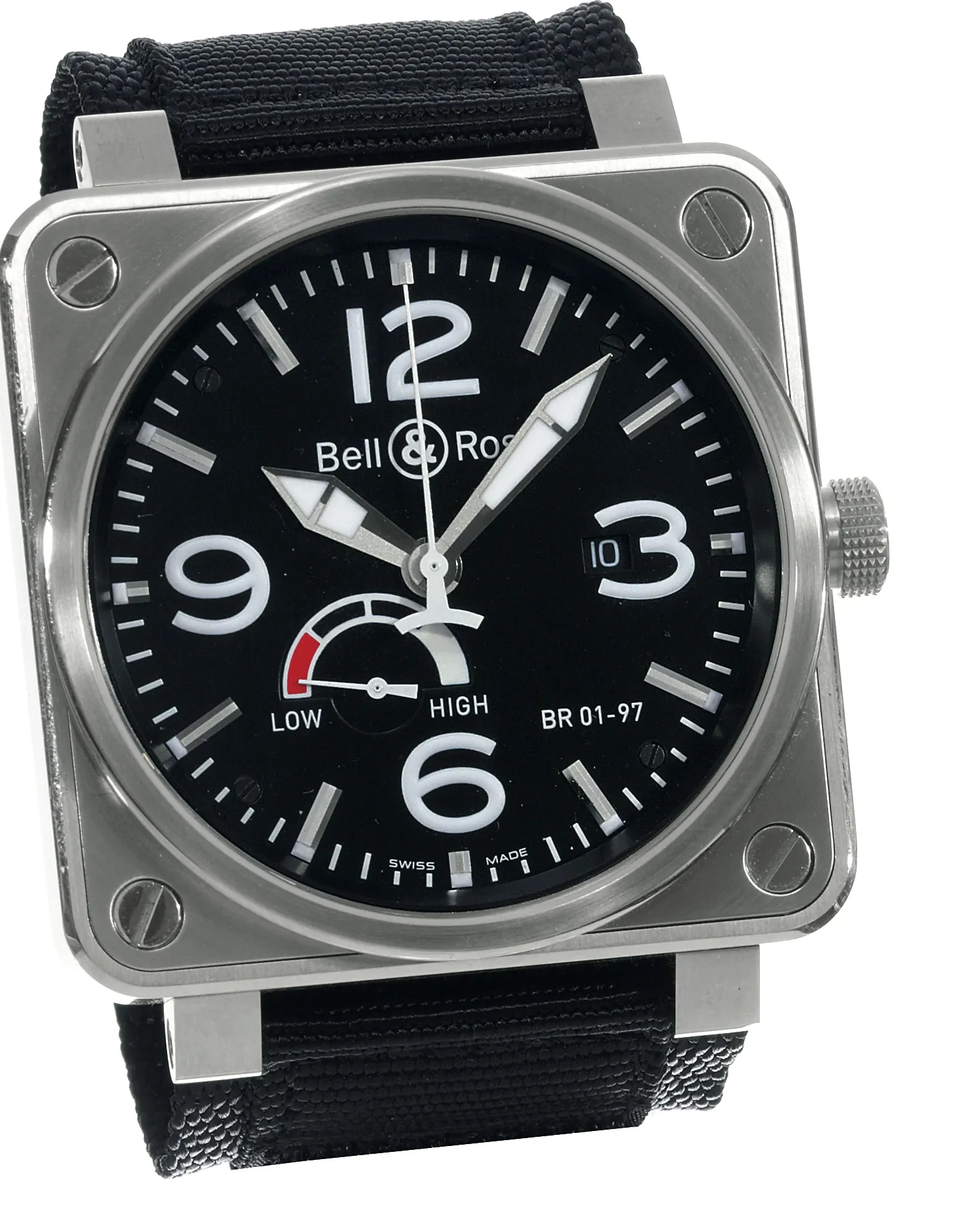 Bell & Ross 46mm Stainless steel Black