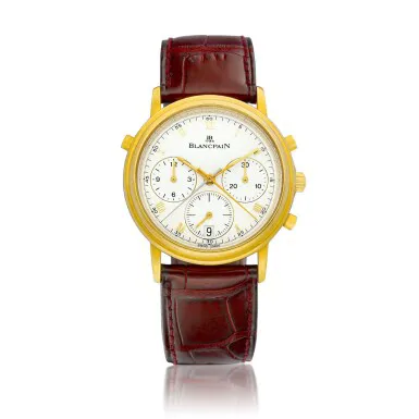 Blancpain Villeret 1186 34mm Yellow gold Silver