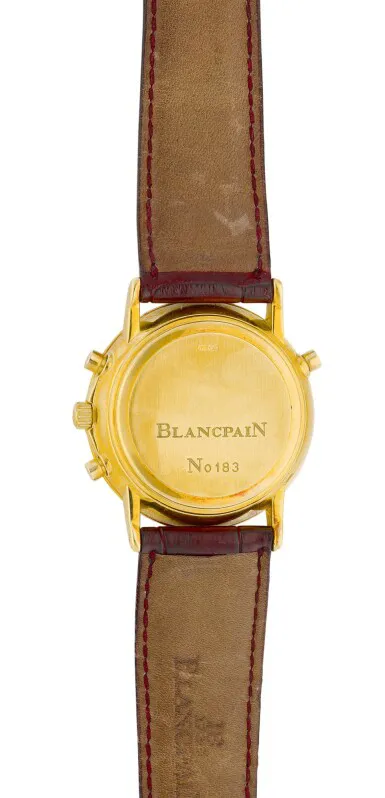 Blancpain Villeret 1186 34mm Yellow gold Silver 3