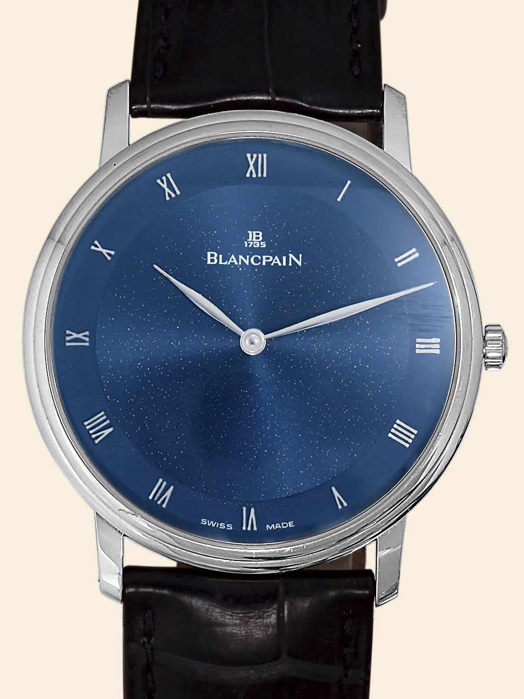 Blancpain Villeret Ultra-Slim 40mm White gold Blue