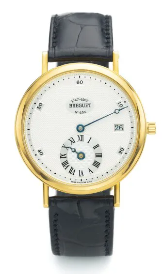 Breguet 1747 36mm Yellow gold Silver