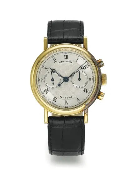 Breguet 3237 36mm Yellow gold Silver