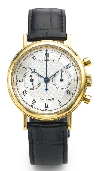 Breguet 3237 36mm Yellow gold Silver