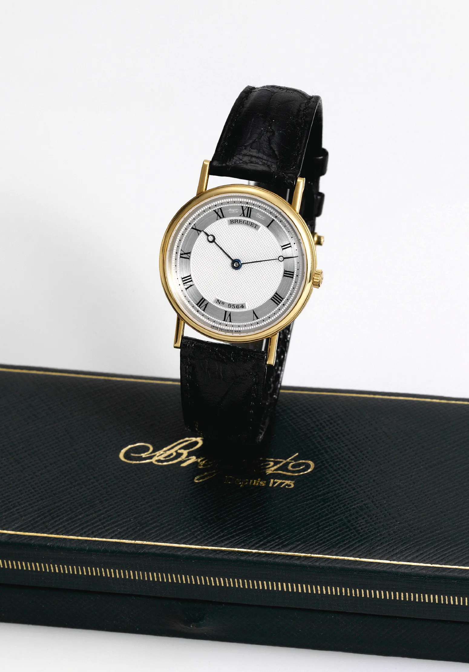 Breguet 3500 33mm Yellow gold Two-tones silvered