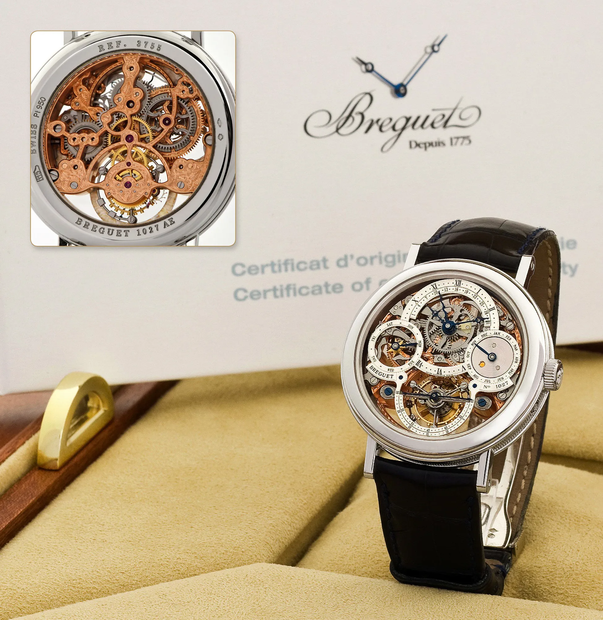 Breguet 3755 40mm Platinum Skeletonized