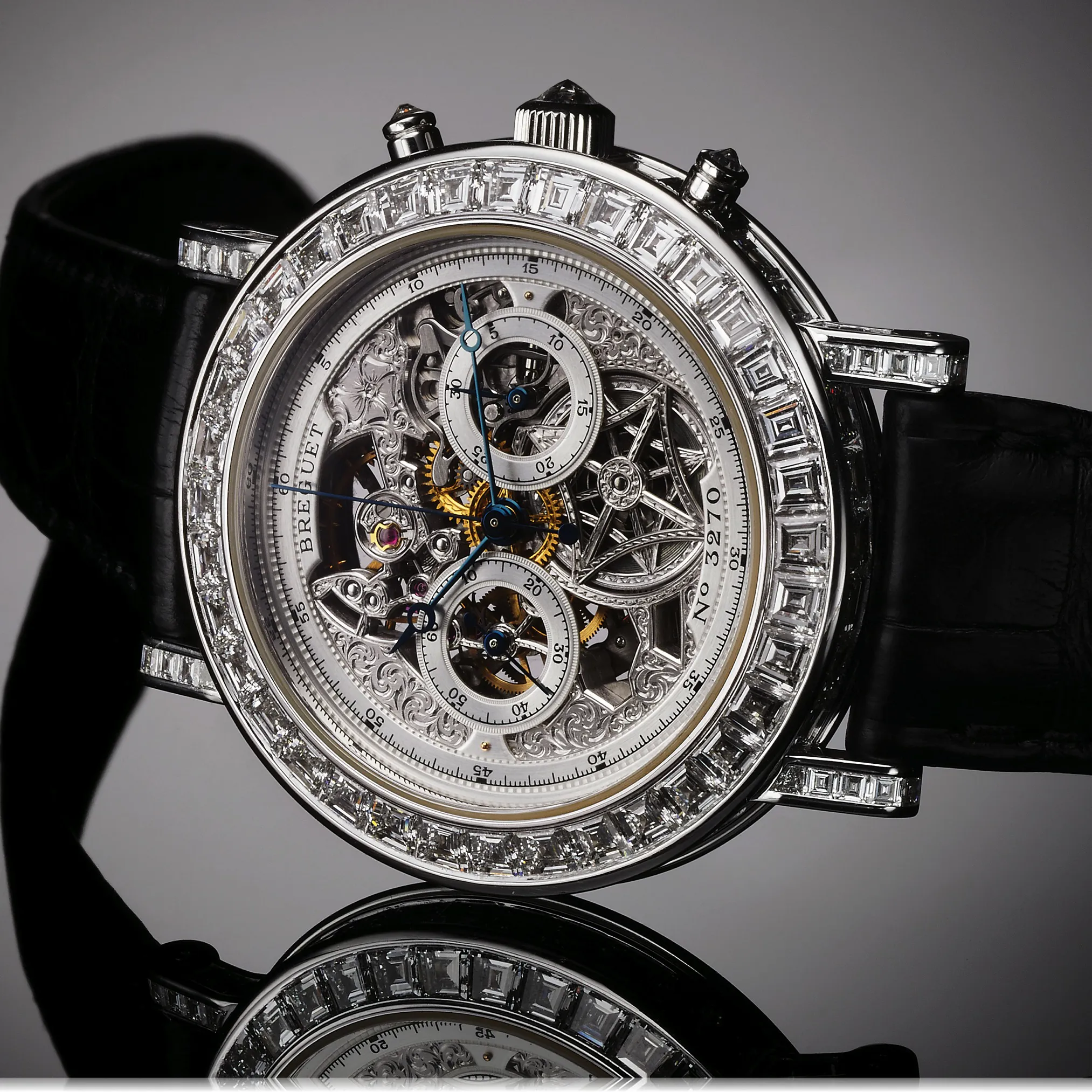 Breguet Chronographe 5238 41mm White gold Skeletonized