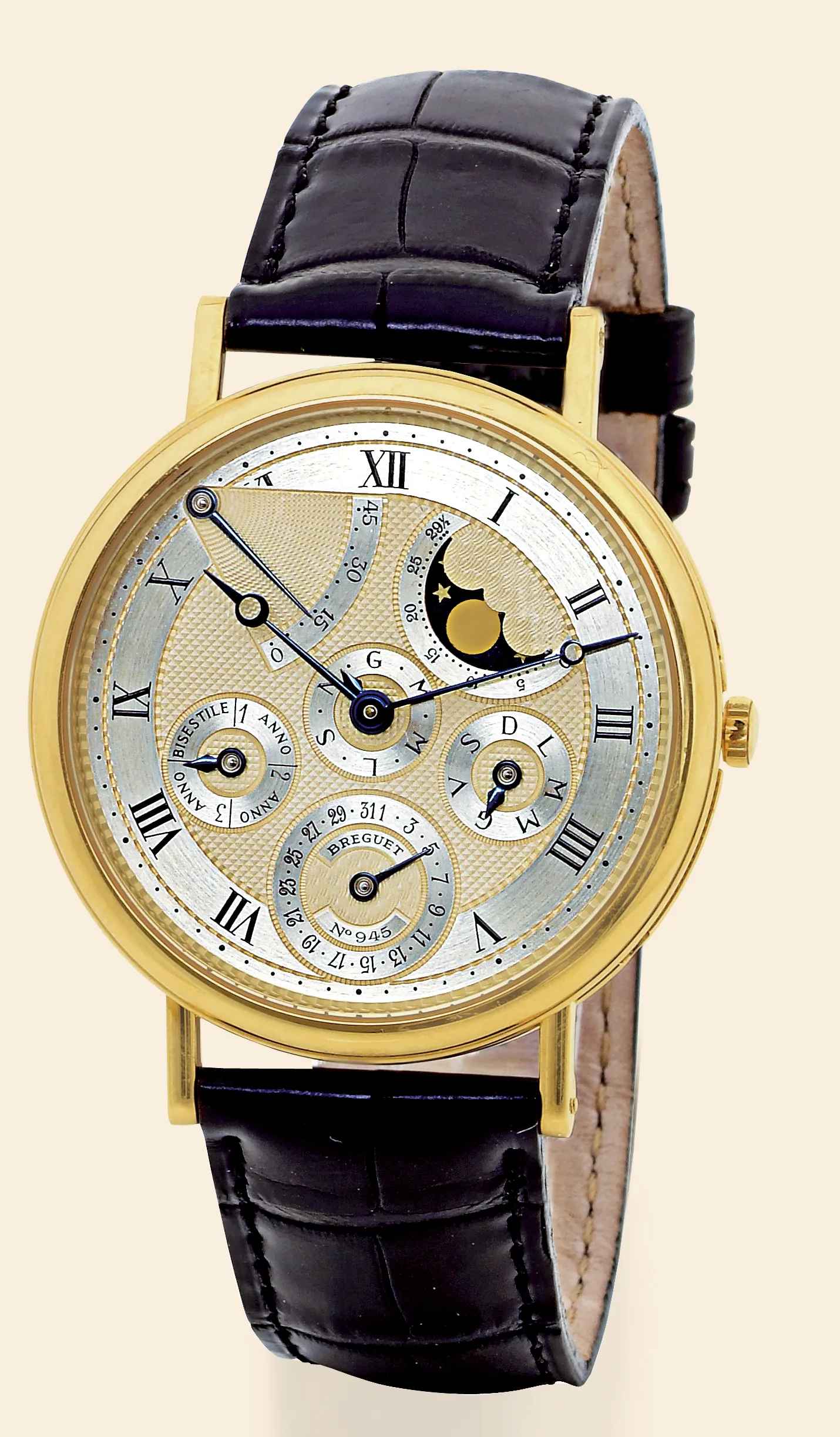 Breguet Classique 3310 36mm Yellow gold Silver