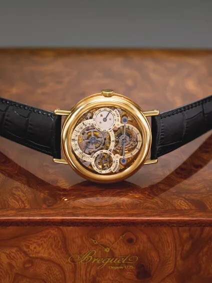 Breguet Classique 3755 40mm Yellow gold Skeletonized