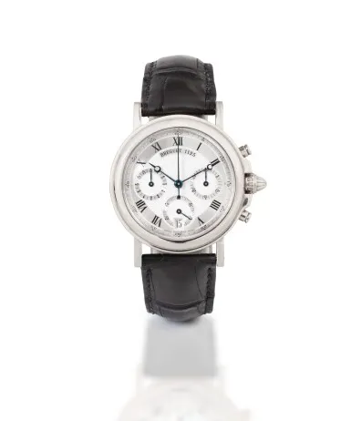 Breguet Marine 3460 35mm White gold Silver