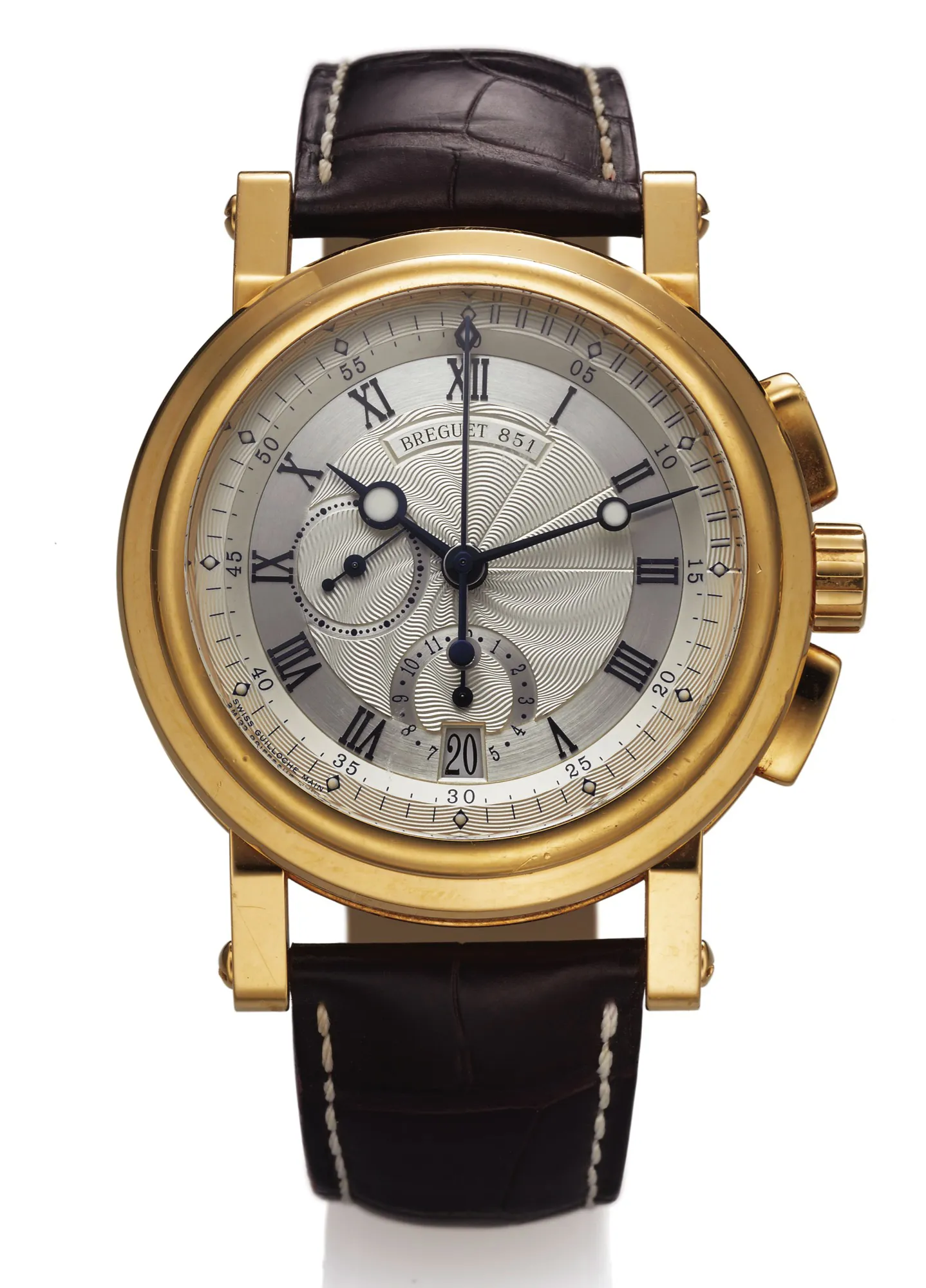 Breguet Marine 5827 43mm Yellow gold Silver